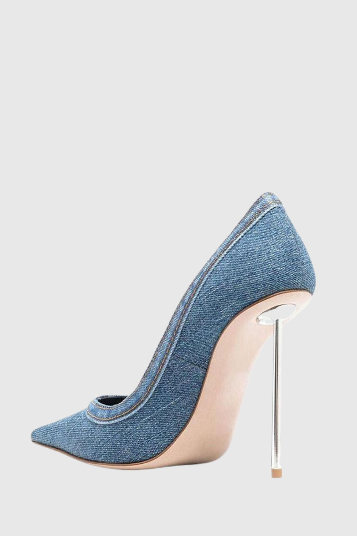 Emral Denim Steel Stiletto Pumps