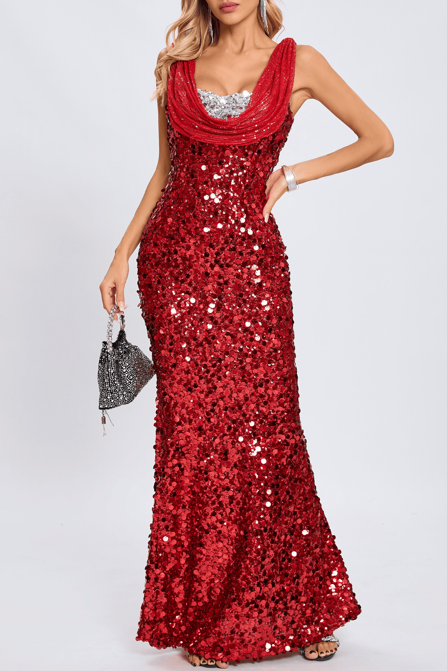 Erazem Sequin Maxi Dress