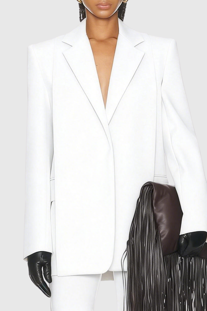 Ernest Loose Blazer - White