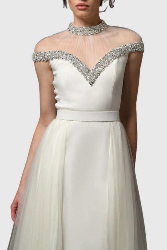Ettore Crystal Embellished Maxi Dress