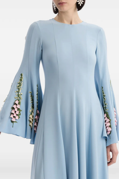 Eugnie Floral Embroidered Maxi Dress