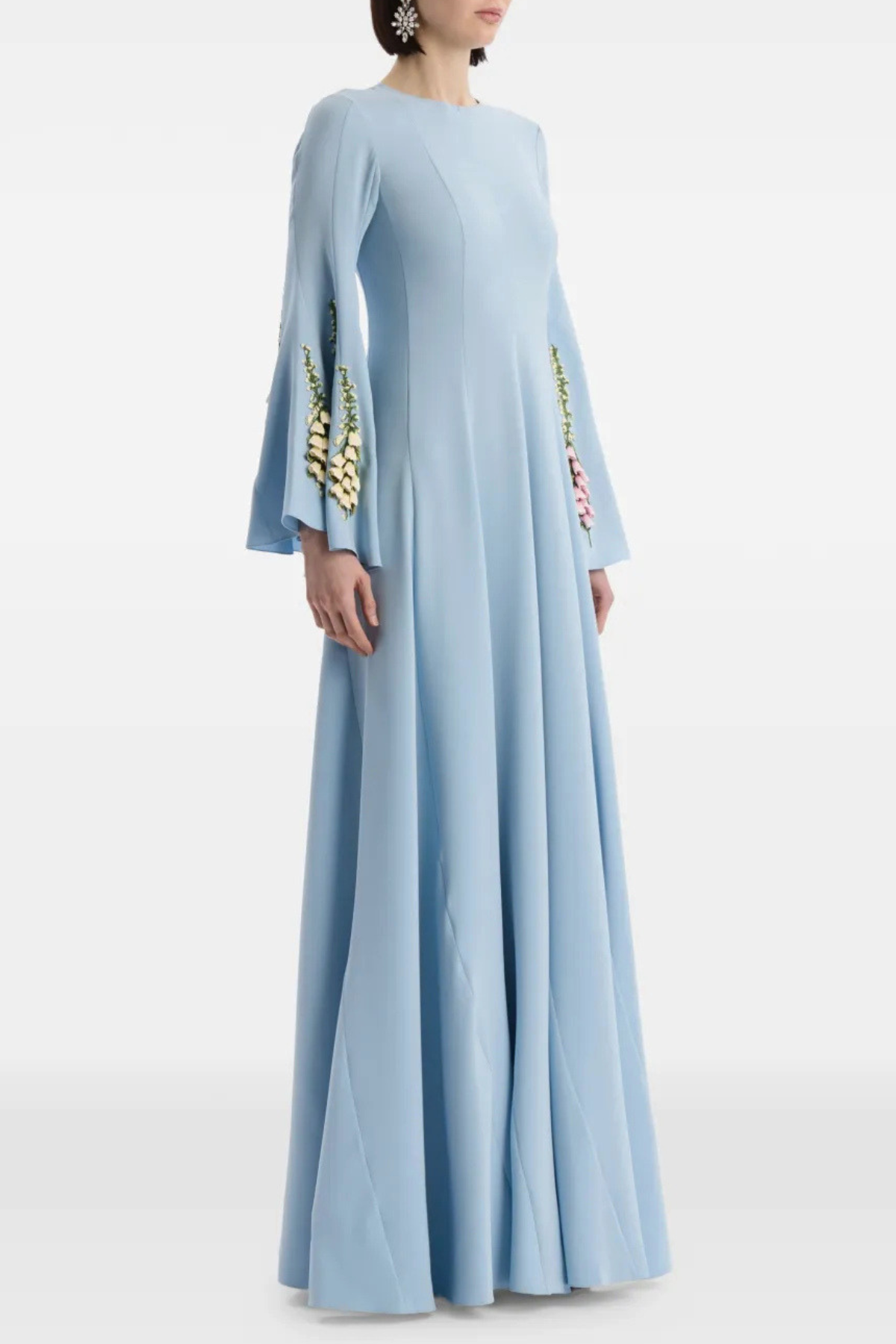 Eugnie Floral Embroidered Maxi Dress