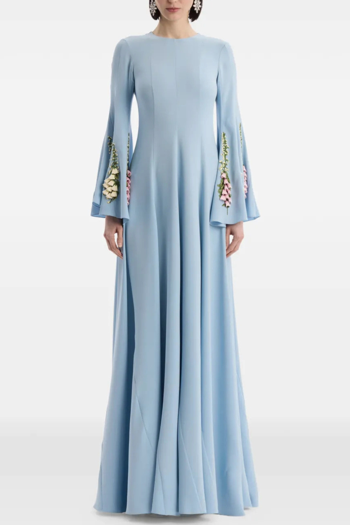 Eugnie Floral Embroidered Maxi Dress