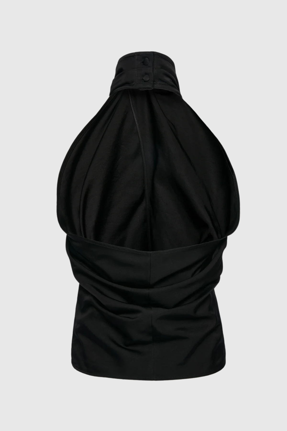 Eunika Halter Draped Top - Black