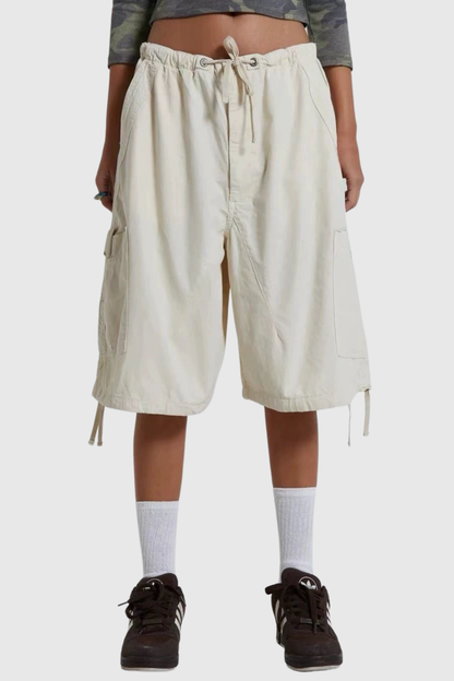 Eureka Parachute Cargo Shorts - Beige