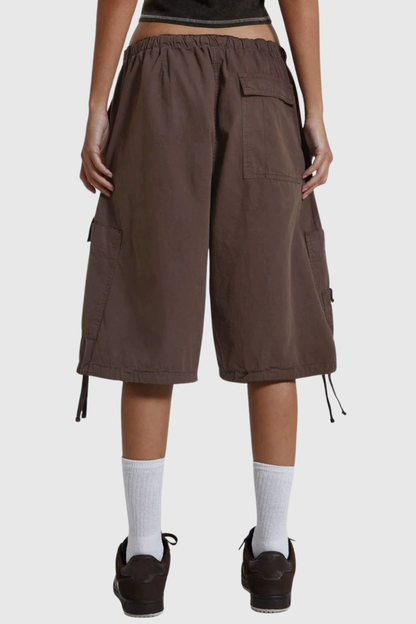 Eureka Parachute Cargo Shorts - Brown