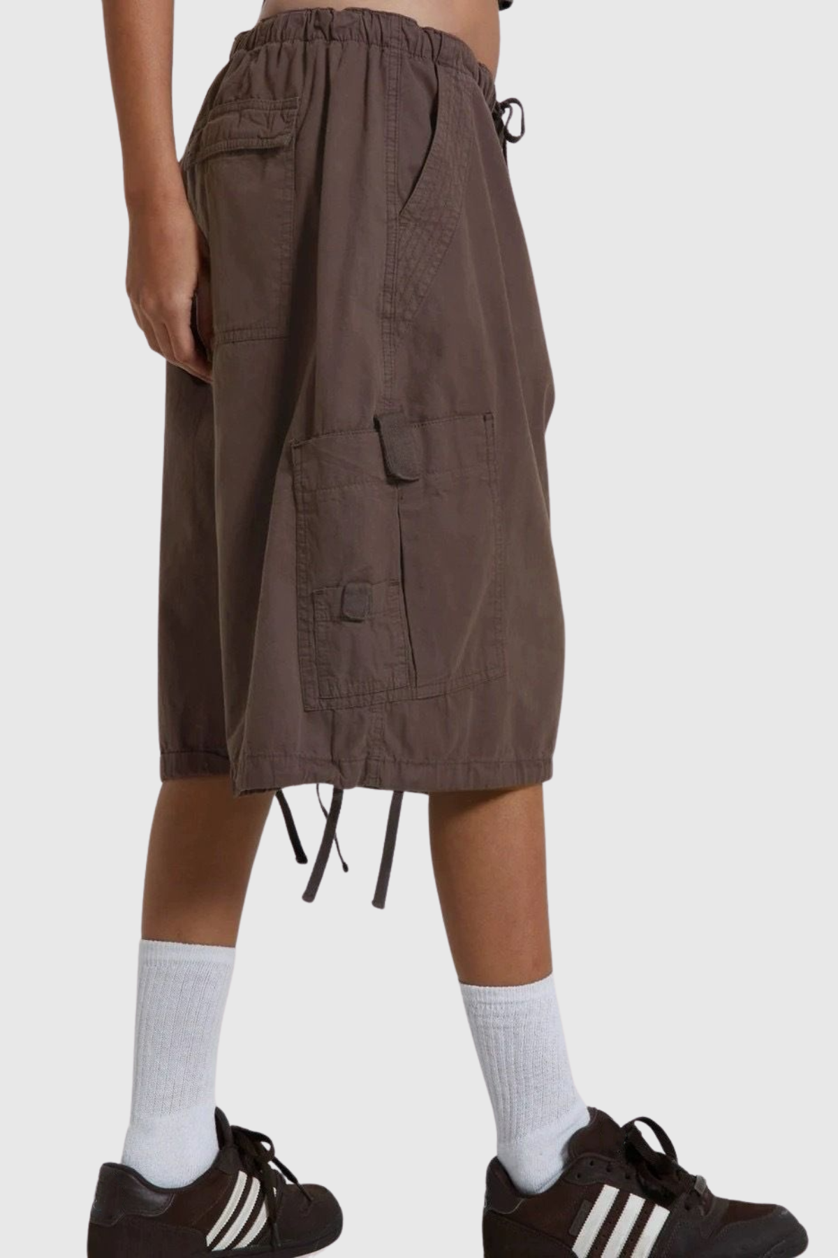 Eureka Parachute Cargo Shorts - Brown
