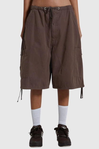 Eureka Parachute Cargo Shorts - Brown