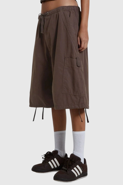 Eureka Parachute Cargo Shorts - Brown