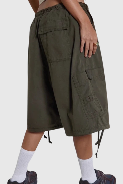 Eureka Parachute Cargo Shorts - Green