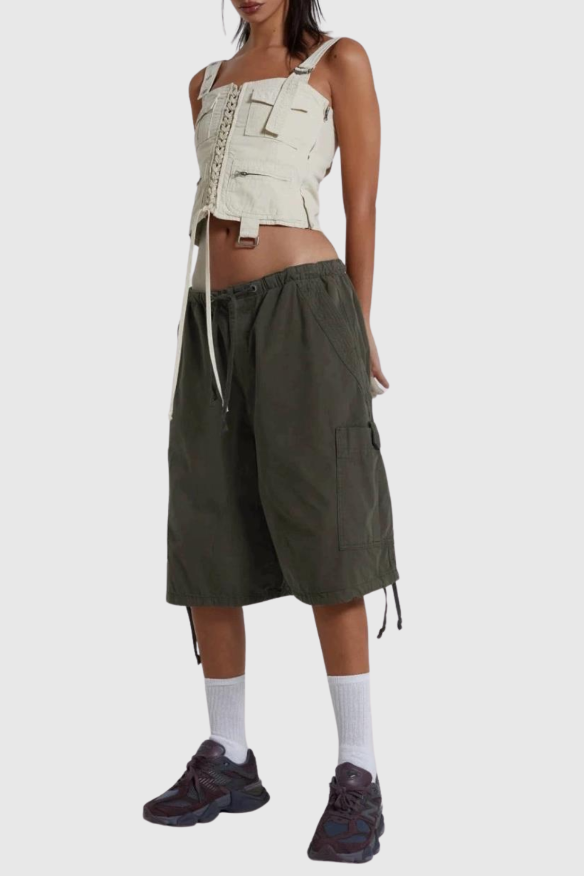 Eureka Parachute Cargo Shorts - Green