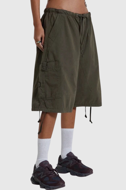 Eureka Parachute Cargo Shorts - Green