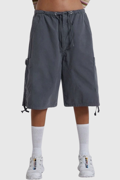 Eureka Parachute Cargo Shorts - Grey