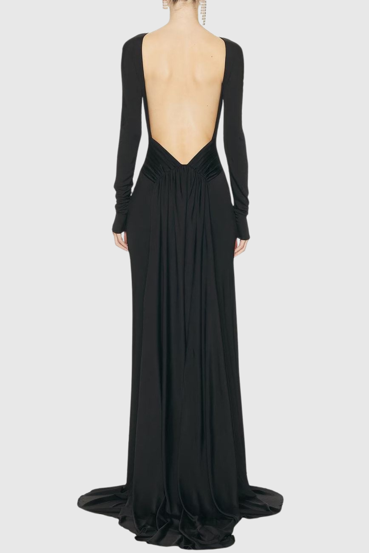 Evian Backless Maxi Dress