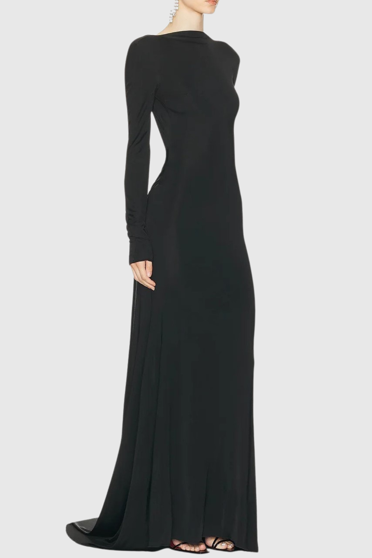 Evian Backless Maxi Dress