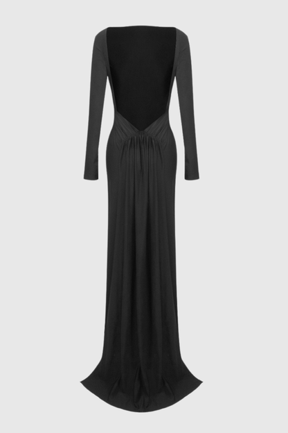 Evian Backless Maxi Dress