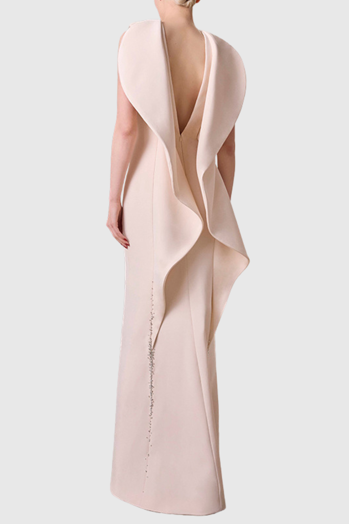 Evoleta Sleeveless Ruffle Maxi Dress