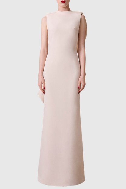 Evoleta Sleeveless Ruffle Maxi Dress