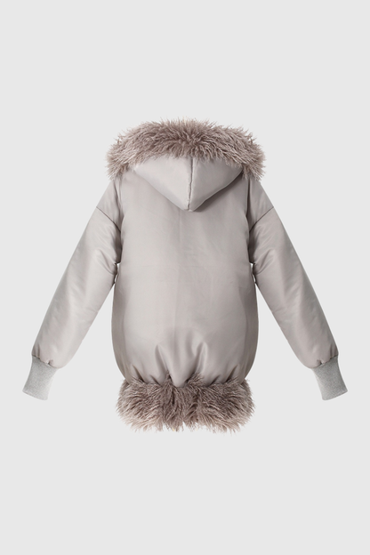 Fagata Faux Fur-lined Coat
