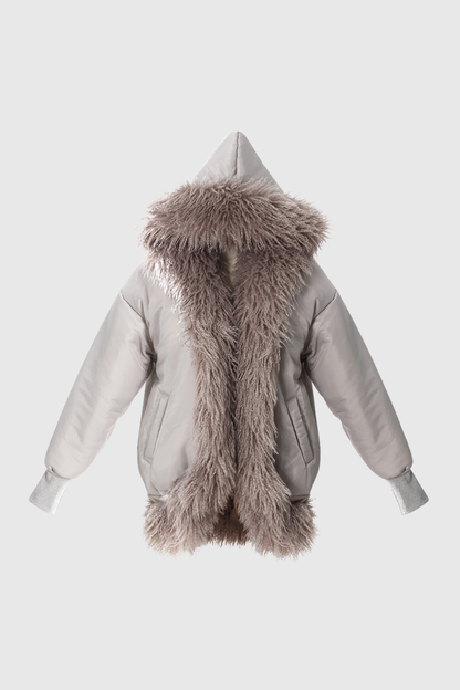 Fagata Faux Fur-lined Coat