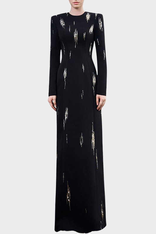 Farsa Beaded Embellished Maxi Dress