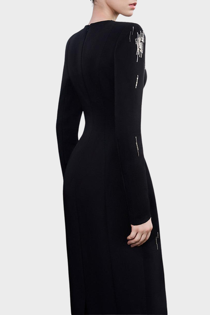 Farsa Beaded Embellished Maxi Dress
