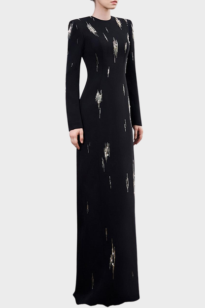 Farsa Beaded Embellished Maxi Dress