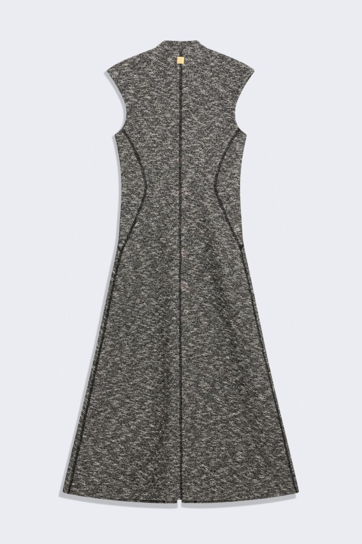 Fawana Sleeveless Zip-up Midi Dress