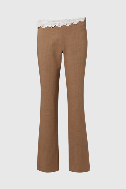 Fennia Cinched Wool Blazer - Brown