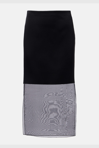 Ferafa Layer Midi Skirt