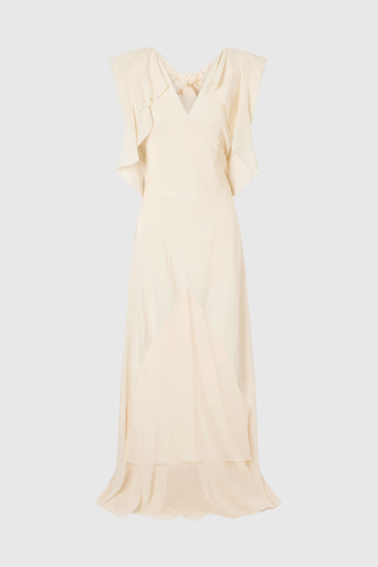 Fincha Sleeveless Ruffle Maxi Dress