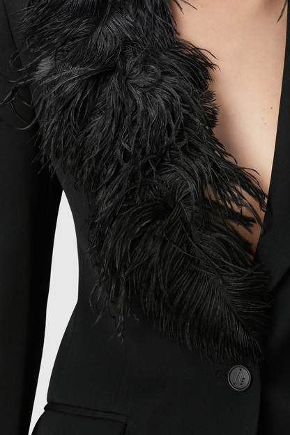 Fleura Feather Blazer