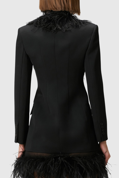 Fleura Feather Blazer