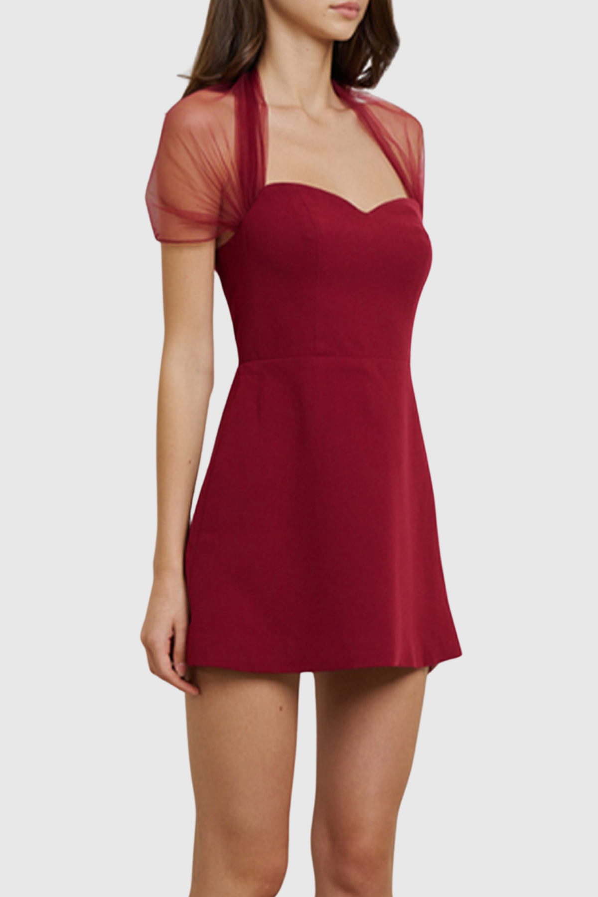 Flinta Meah Mini Dress - Red