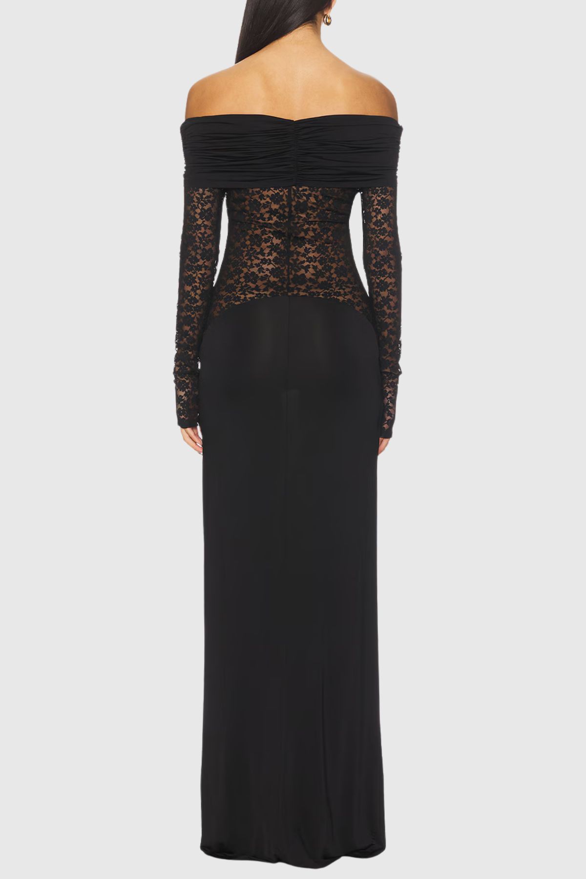 Flossie Off Shoulder Lace Maxi Dress