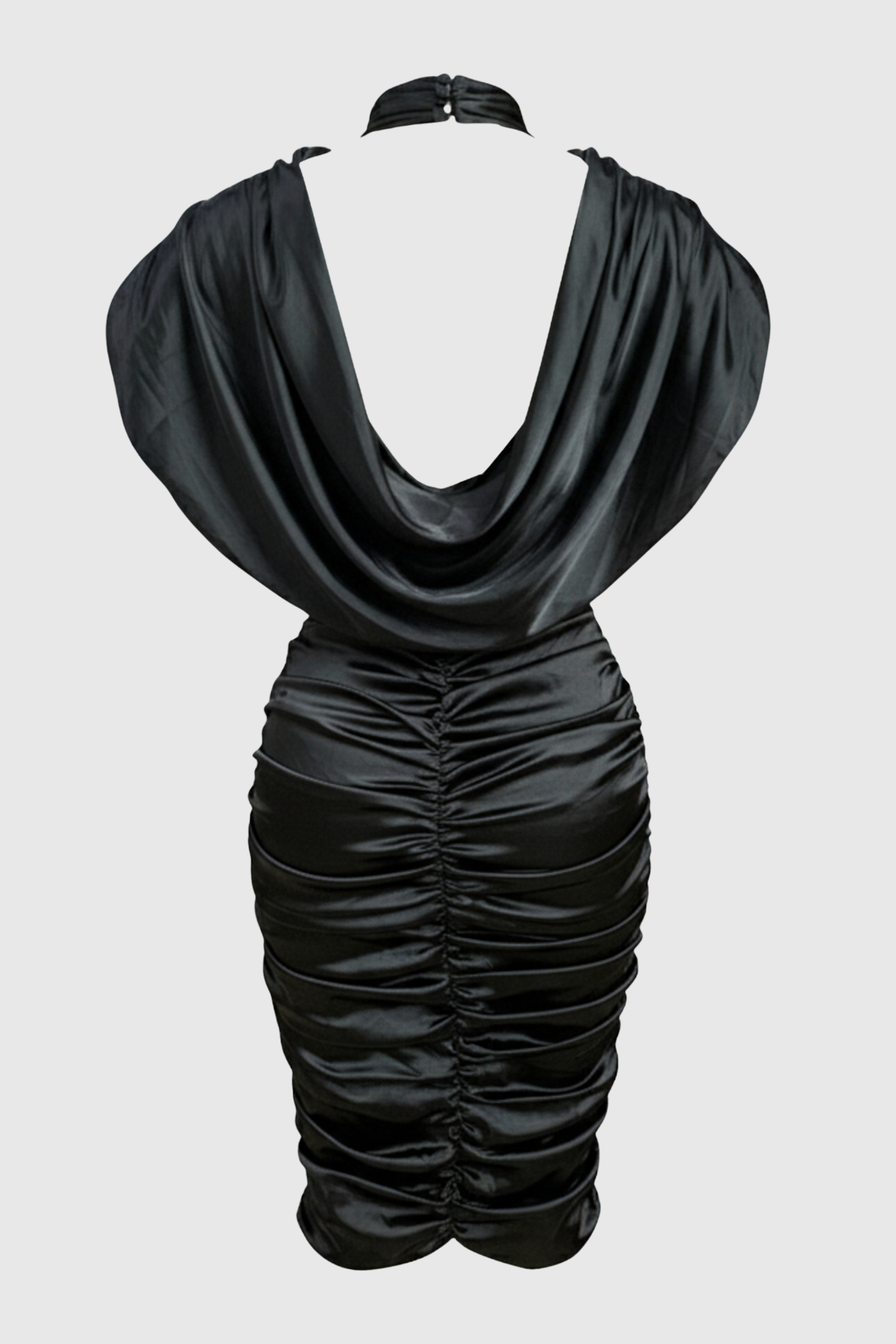 Folga Lace Ruched Midi Dress