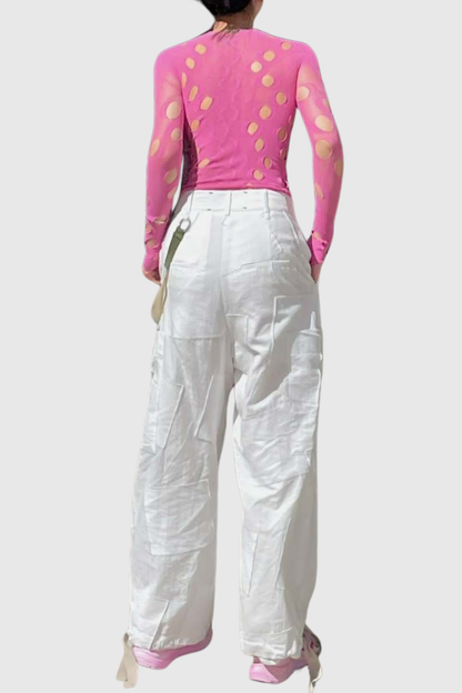Garbo Cutout Top - Pink