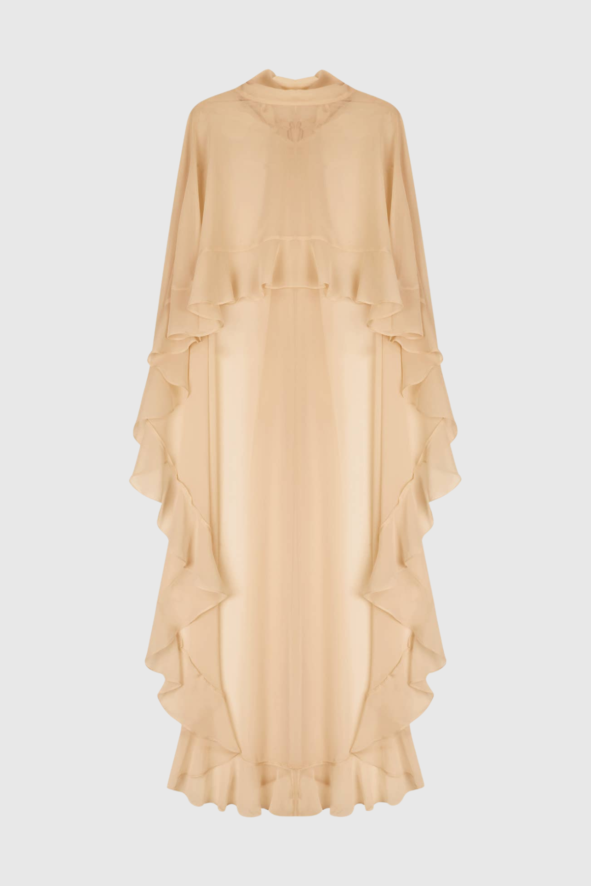 Garcia Ruffle Maxi Dress & Cape Set