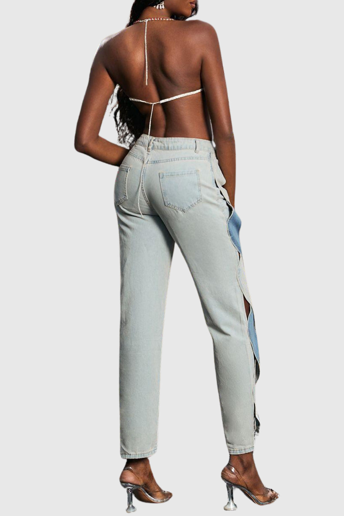 Gaviria Wave Cutout Jeans
