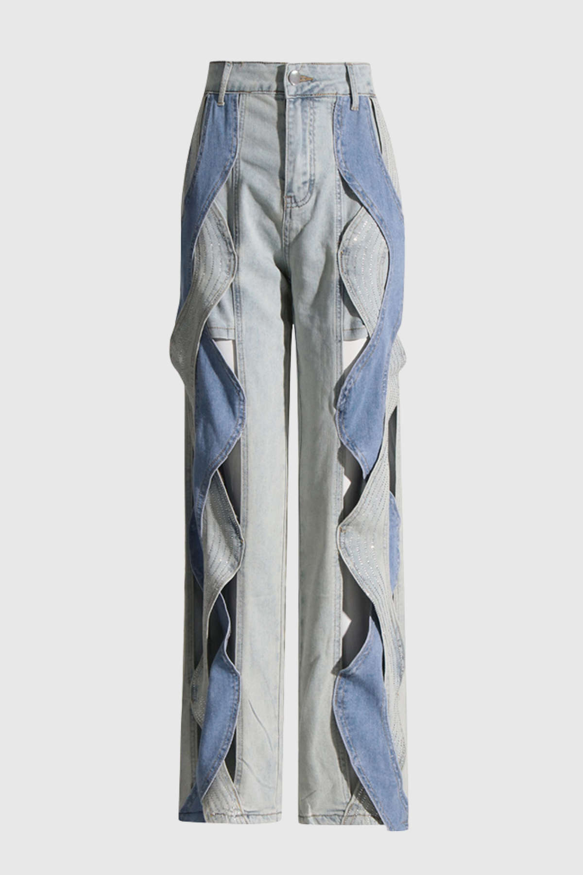 Gaviria Wave Cutout Jeans