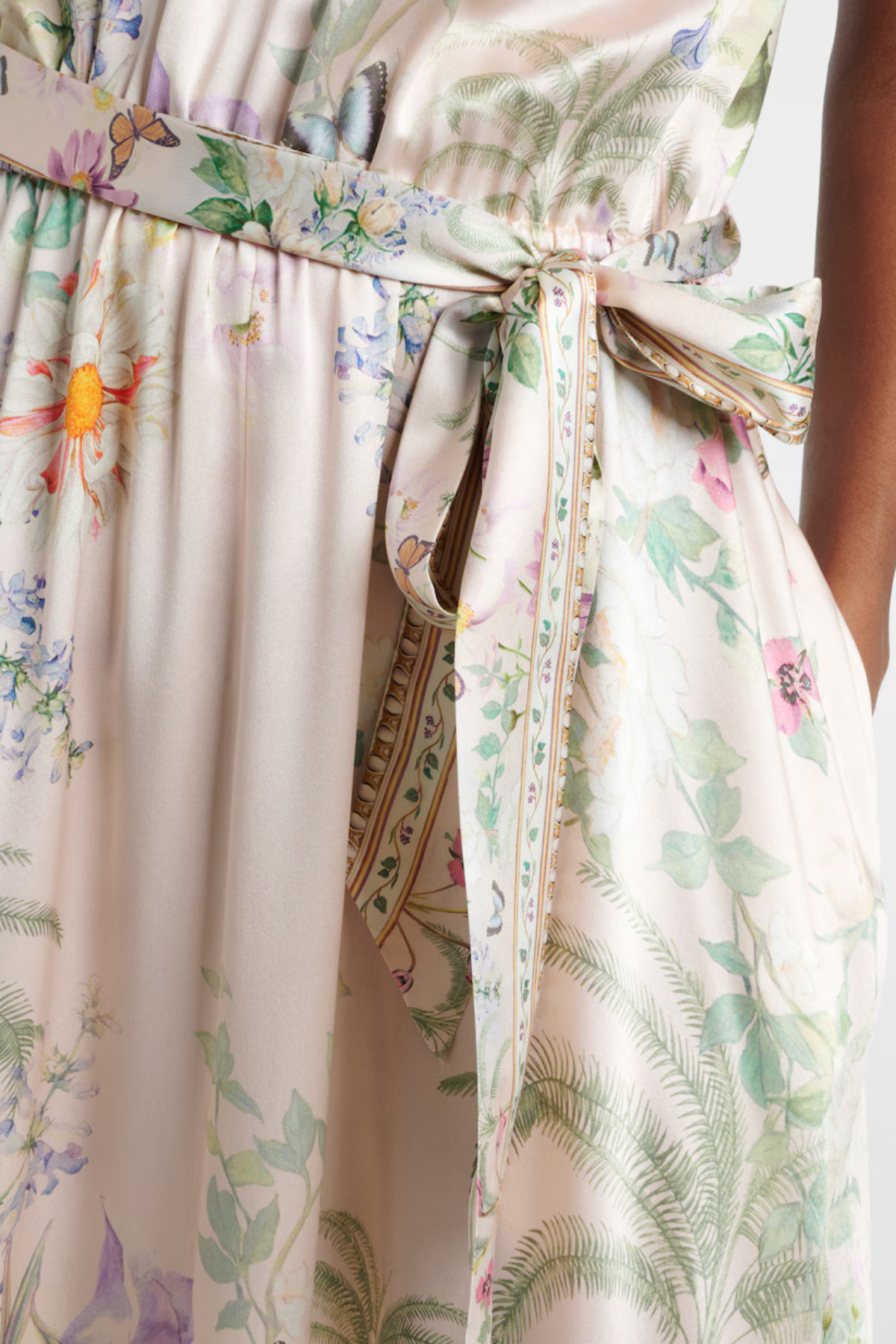 Giorgina Floral Print Sleeveless Maxi Dress