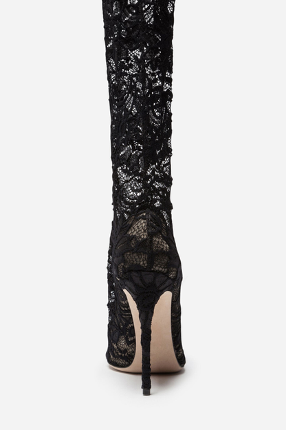 Glena Lace Knee High Boots