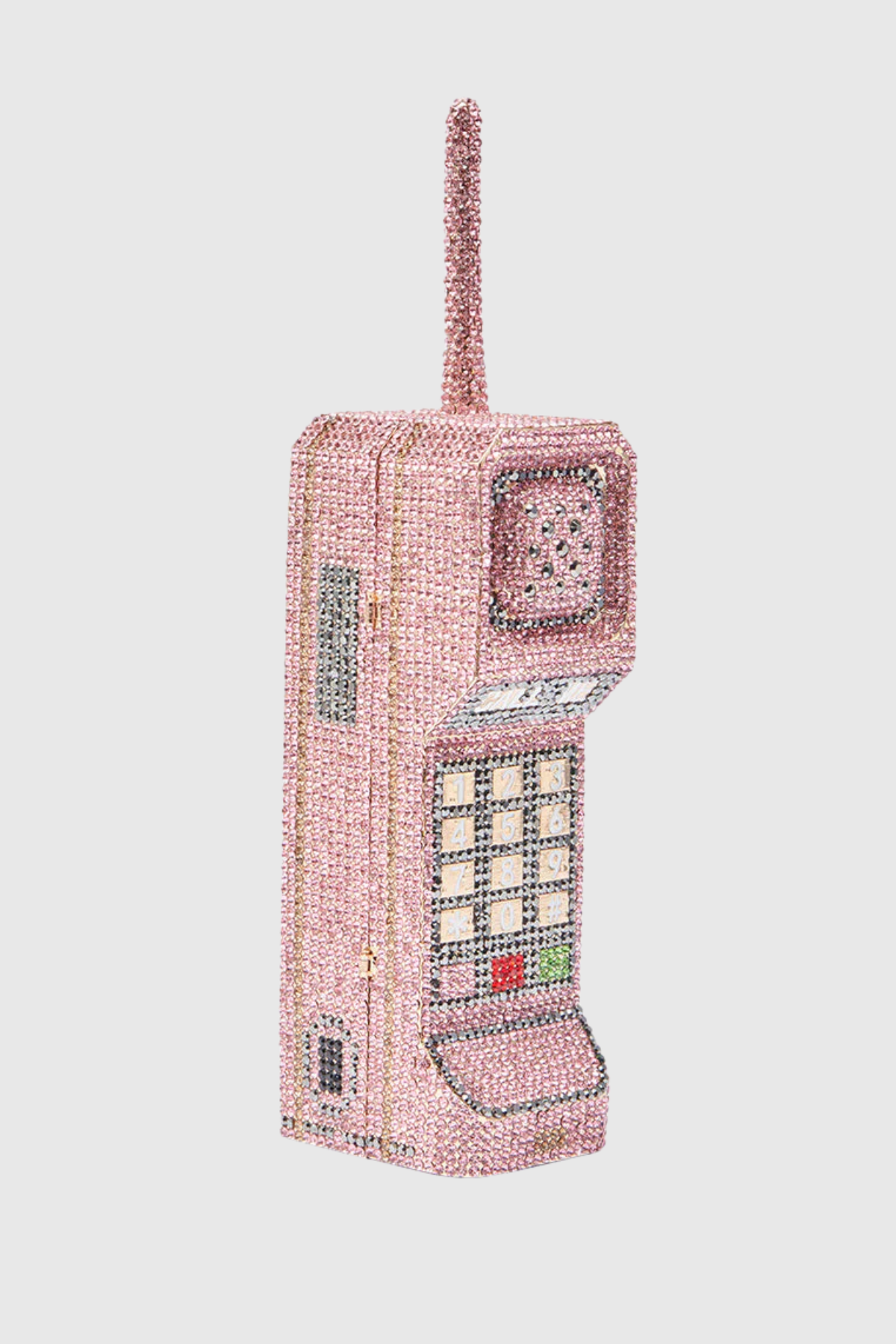 Griffin Phone Rhinestone Clutch - Pink