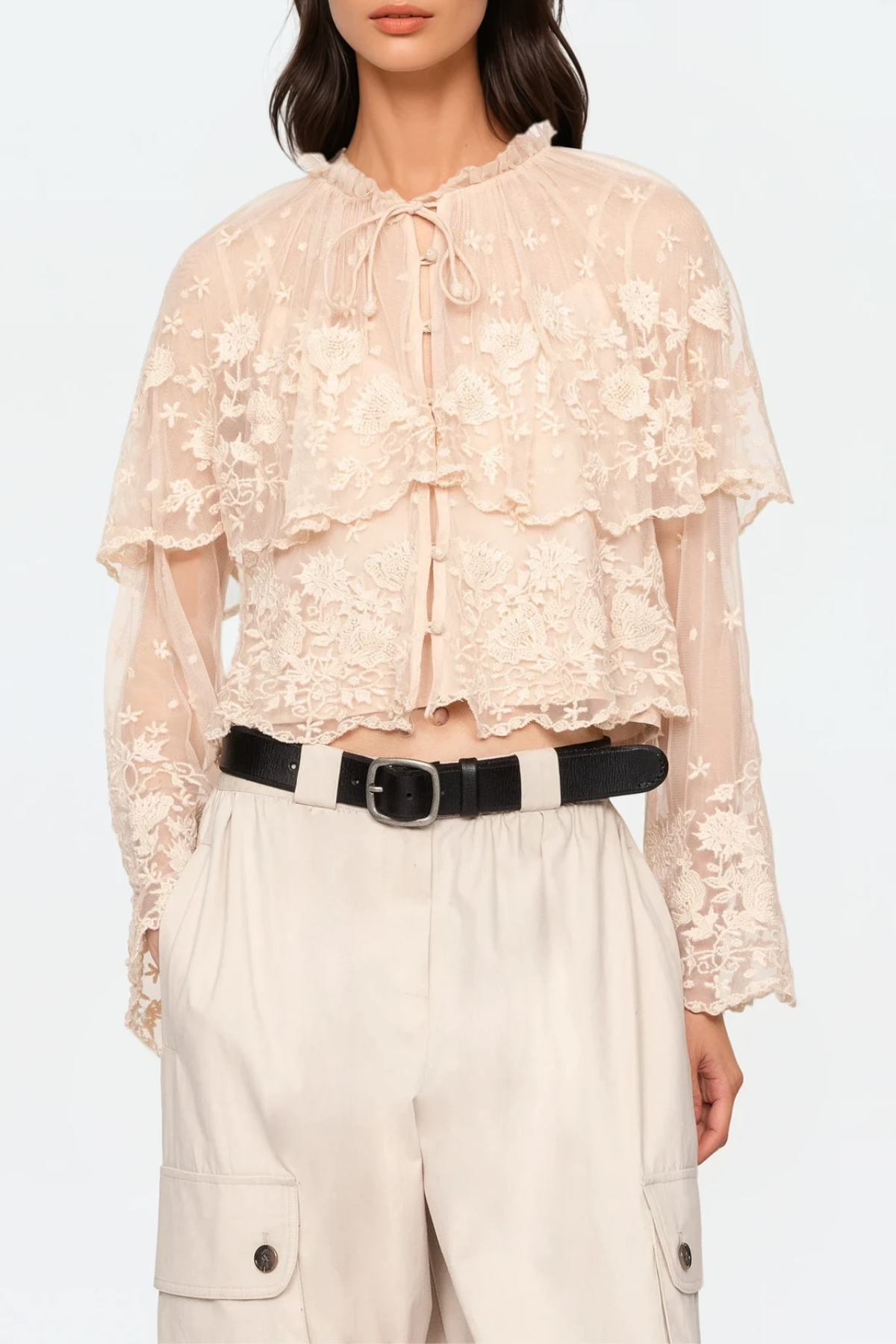Gunilla Floral Lace Top