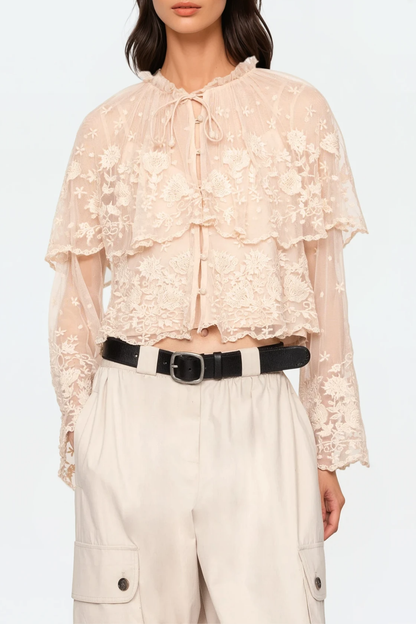 Gunilla Floral Lace Top