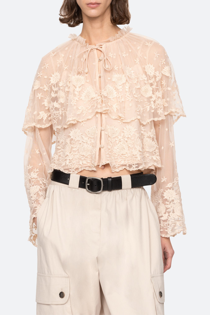 Gunilla Floral Lace Top