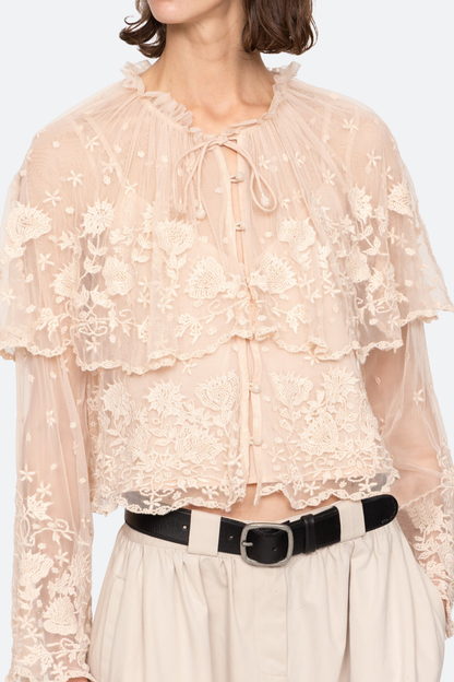 Gunilla Floral Lace Top