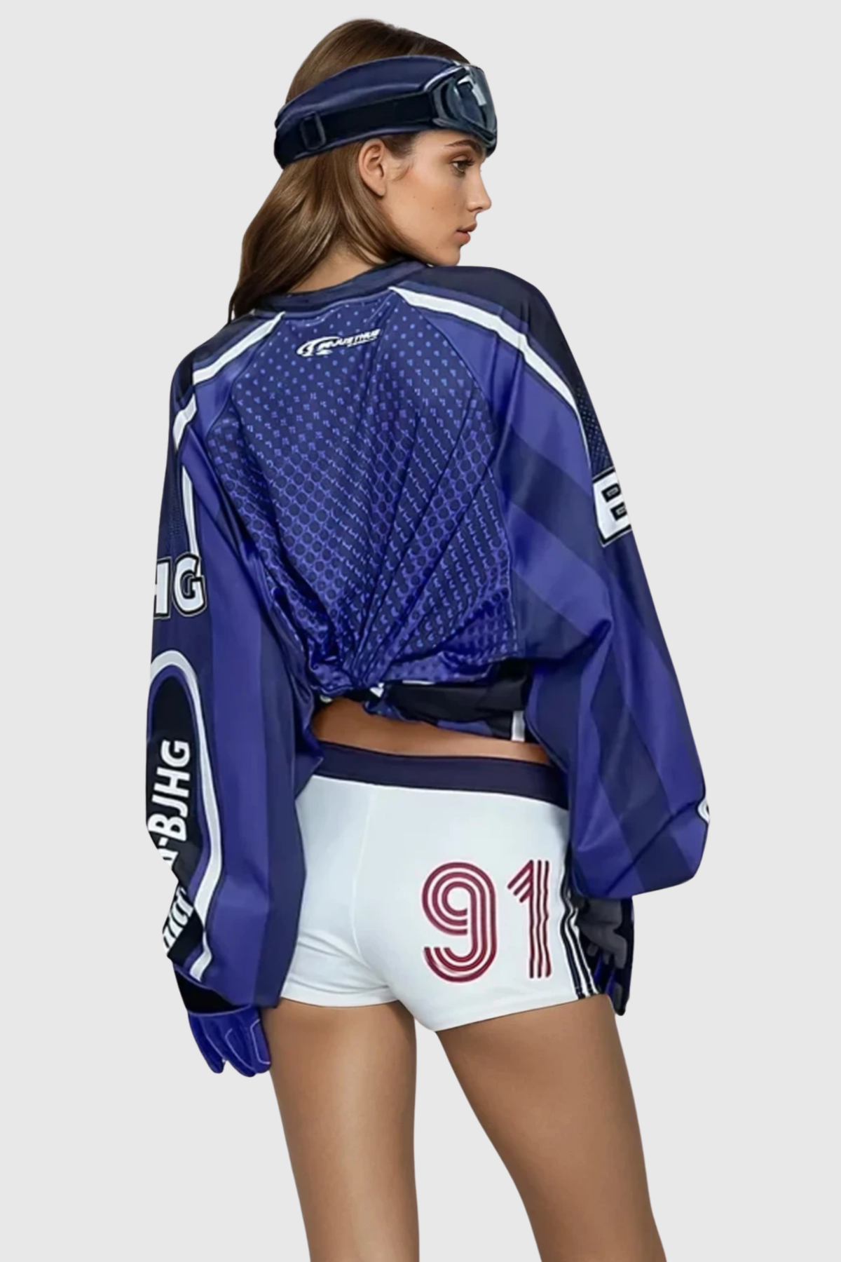 Gwyn Racing Top - Blue