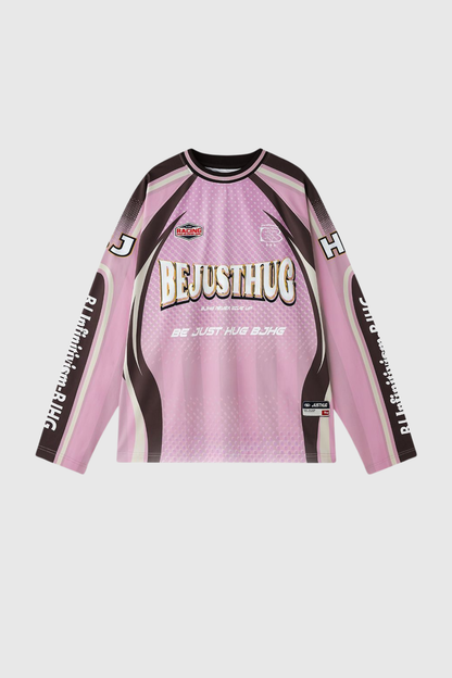 Gwyn Racing Top - Pink