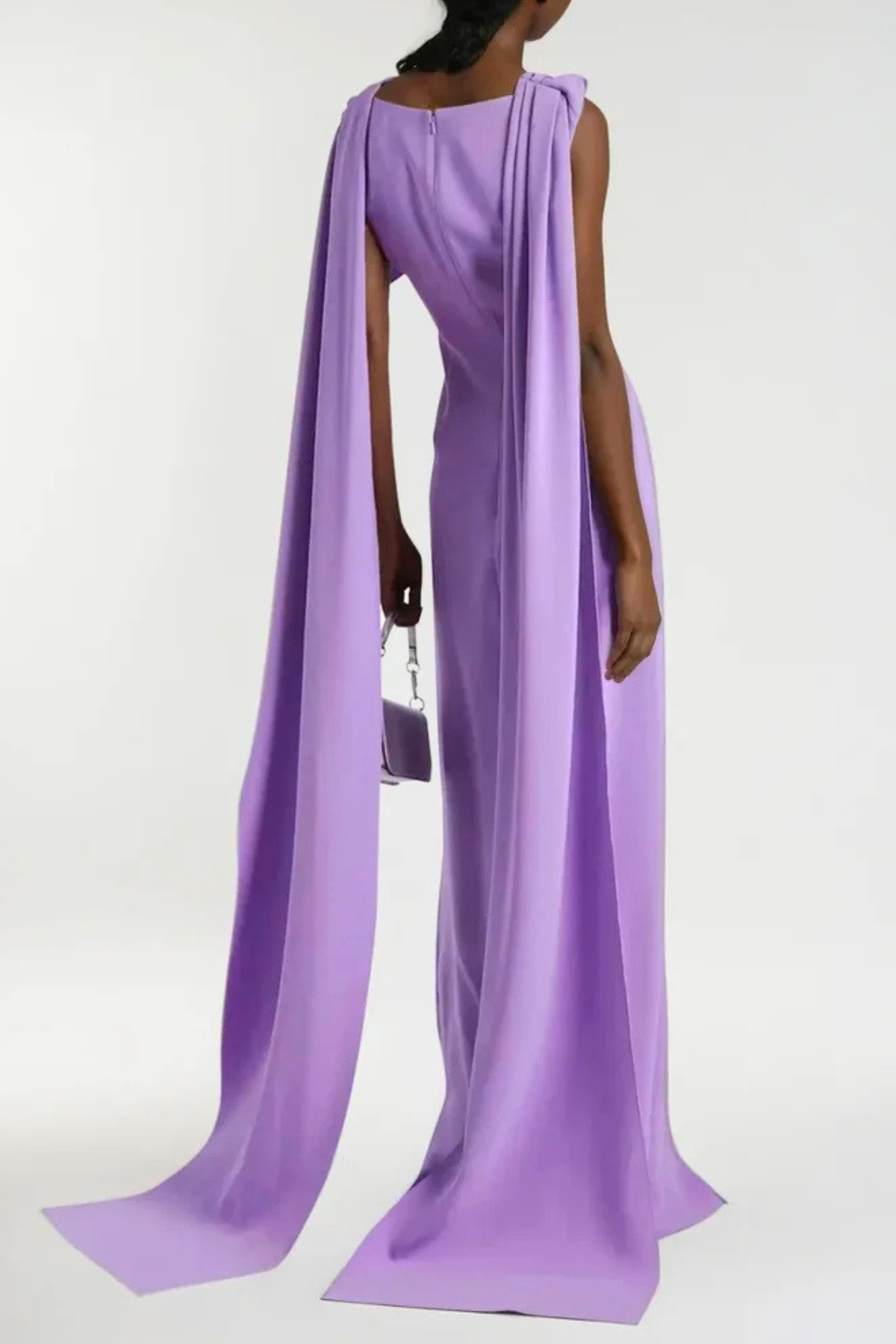 Gypsy Shawl Sleeve Draped Maxi Dress
